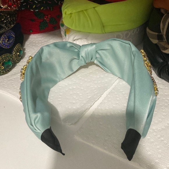 Blue Glam Headband - Picture 3 of 4